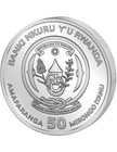 Lunar Ounce Colored Proof 1 Oz Silver Coin 50 Francs Rwanda 2026