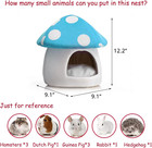 Warm Small Pet Animals Bed Dutch Pig Hamster Nest Hedgehog Rat Chinchilla Guinea