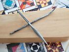 Two Vintage Antique Sailmaker Sacking Needles Will   Finck Jj s England Leather
