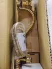 Ccr6172 Vintage 60  Add On Shower W  17  Shower Arm  Polished Brass