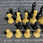Vintage Drueke 35 Weighted Simulated Wood Chessmen Incomplete Set 3-5 8    Kings