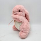 Vintage Interpur Pink Easter Bunny Rabbit Plush Stuffed Animal Toy 9  Long Ears
