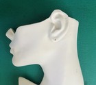 Acrylic Sculpture Jewelry Bust Neck And Face Display For Earrings Necklaces