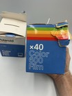 2x Polaroid Color 600 Instant Film 5-pack 40 Exposures Color Film 600 40x Read