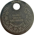 Silver Dollar Taper Gap Gauge  single 