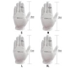 1 Pairs New Full Finger Men Women Etiquette White Cotton Gloves Waiters Drivers