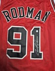 Auto Dennis Rodman Signed Chicago Bulls Jersey Wilder Tag Hologram Authentic     