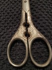 Antique Vintage Sewing Scissors Ornate  6  Signed