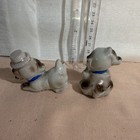 Vintage Made In Japan Ceramic Puppy Dog Figurines 