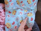 Flannel Baby Burp Cloth  Kitten   Butterfly Print  2-layer Changing Pad Diaper