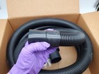 Dayton 3up61a 1-1 2  X 12 Ft Vacuum Cleaner Hose Kit   Adapters Crush Resistant