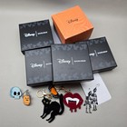 Disney Halloween Jewelry Lot Mickey Glow Earrings Bracelet Pins