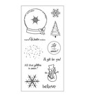 Fiskars Clear Stamps 3  X 6  Sheet - All That Glitters - 12pcs