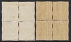 Nauru 1916 Kgv 1d Both Colours Blocks     