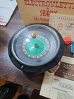 Vintage Swank Automatic Battery Roulette Wheel Game Casino Cloth   Autobridge