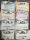 20 Different Automotive  Motor  Car  Transportation Stock Certificates Wow 