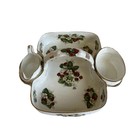 Hammersley Strawberry Ripe Basket Bone China  Sugar Bowl   Cream Jug  Excellent 