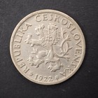 1922 Czechoslovakia  1 Koruna    Free Shipping  C5759