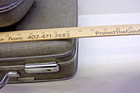  2  Vintage American Tourister Tri-taper Train Cases With Textured Exterior 