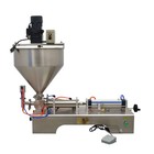 110v 50-500ml Single Nozzle Paste Filling Machine Piston Filler W  Mixing Hopper