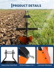 Cat 1 Middle Buster Plow 3 Point Hitch Tractor Furrower Potato Digger Heavy Duty