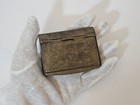 Antique Snuff Box Tobacco Box 1918 Year Very Rare Bronze  Box    no mg124  