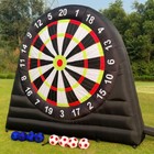 10ft Inflatable Soccer Dart Board Football Darts Kick Goal Game For Outdoor Game