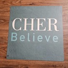 Cher Believe 12x12 Original 1998 Warner Bros Double Sided Promo Flat Poster