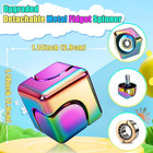 Metal Fidget Spinner Cube Toy Detachable 3 Ways To Play Fidget Toys