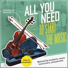 Mendini Mv500 92d Violin W case  Tuner  Bow  Rosin  1 2 - Pearl