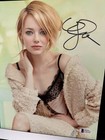 Emma Stone Signed Photo 8x10 Spider Man Autograph Zombieland Feet Beckett Coa 2