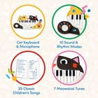 Cat Piano Keyboard Animal Instrument Musical Toy