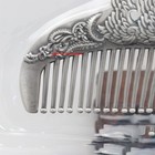 Soiid 999 Fine Silver Comb Chinese Phoenix Pattern Portable Comb 3 8 l Best Gift