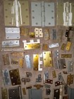Lot Of Vintage Antique Hinges Singles   Sets Steel Brass Various Sizes Reclaimed