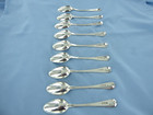 An Antique Set Of Nine Sterling Silver Old English Teaspoons London 1798 