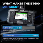 Topdon Battery Tester Bt600 12v 24v Car Battery Tester With Printer 5 9ft Cable