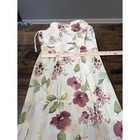 Vintage Joni Blair Floral Midi Maxi Dress Cream Pink Grunge 90s Size 5 6