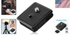 Lightweight Tripod Quick Release Plate - Camera Mount Adapter 41x44 5mm