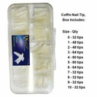 Us Nail Manufacturer - Coffin Nail Tips 540 Tips On Sale 