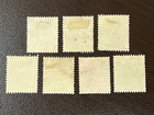 Denmark 1933-34 Type I Group  232-238 Used 2y207