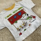 Vintage Snoopy    cool School     T-shirt Kids Size 2 3  Made In Usa Single Stitch