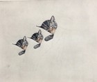 Vintage Print Chessie Cat And Kittens Chesapeake And Ohio Railway  2 