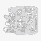 Steampunker - Reusable Airbrush Stencil Template