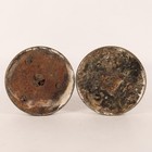 Antique Silver Tone Candle Stick Holders Set Of 2 Floral Design  Tarnished