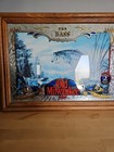 Old Milwaukee Beer Mirror Wildlife Series The Bass No  2 