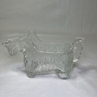 Vintage 1930 s Post Cereal Le Smith Pressed Clear Glass Scottie Dog Creamer Rare