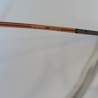 Vtg Kenmark Dakota Aviator Eyeglass Frames Gray Translucent Double Bridge Nos 