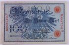 1908 German 100 Mark Banknote Au unc 10 Consecutive Notes 