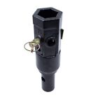 Heavy Duty Auger Bit Adapter Conversion 2 Inch Female Hex To 2  Male Round