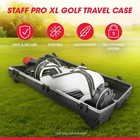 Ata Staff Pro Xl Hard Plastic Storage Cart Golf Travel Case  open Box 